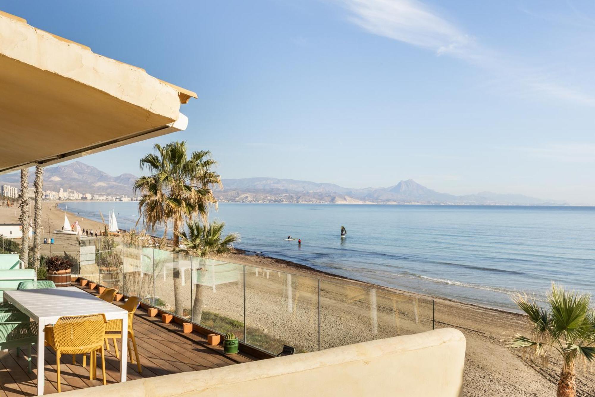 Excepcional Apartamento Amanecer Al Borde De Playa Y Mar, En Chalet Roquetes Alicante Exterior foto